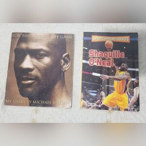 Michael jordan and shaq Basketball theme kids/teen book lot